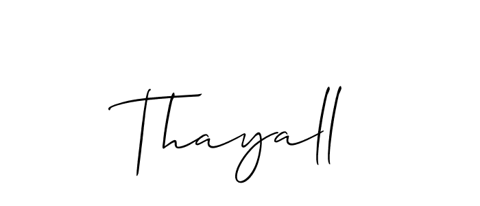 Similarly Allison_Script is the best handwritten signature design. Signature creator online .You can use it as an online autograph creator for name Thayall. Thayall signature style 2 images and pictures png