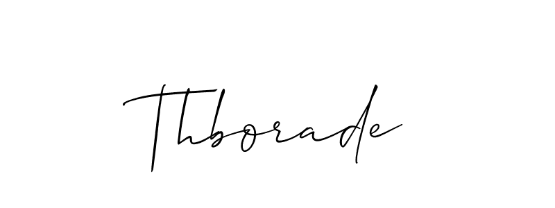 if you are searching for the best signature style for your name Thborade. so please give up your signature search. here we have designed multiple signature styles  using Allison_Script. Thborade signature style 2 images and pictures png