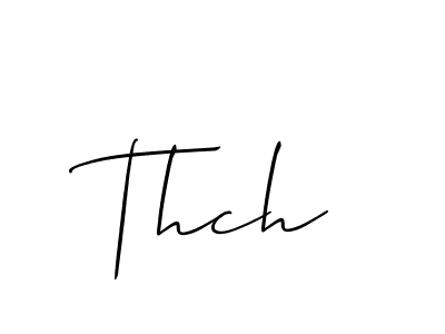 Thch stylish signature style. Best Handwritten Sign (Allison_Script) for my name. Handwritten Signature Collection Ideas for my name Thch. Thch signature style 2 images and pictures png