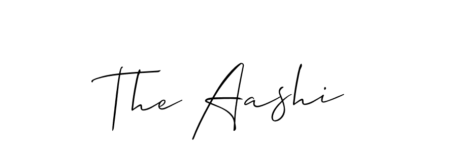 How to make The Aashi name signature. Use Allison_Script style for creating short signs online. This is the latest handwritten sign. The Aashi signature style 2 images and pictures png