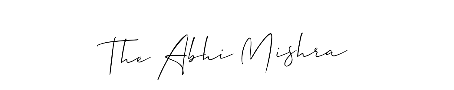 You can use this online signature creator to create a handwritten signature for the name The Abhi Mishra. This is the best online autograph maker. The Abhi Mishra signature style 2 images and pictures png