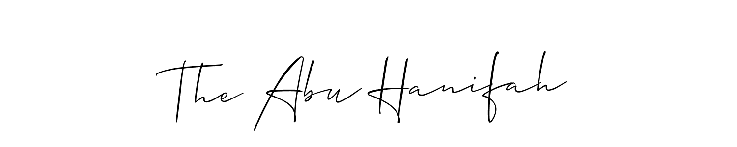 The Abu Hanifah stylish signature style. Best Handwritten Sign (Allison_Script) for my name. Handwritten Signature Collection Ideas for my name The Abu Hanifah. The Abu Hanifah signature style 2 images and pictures png