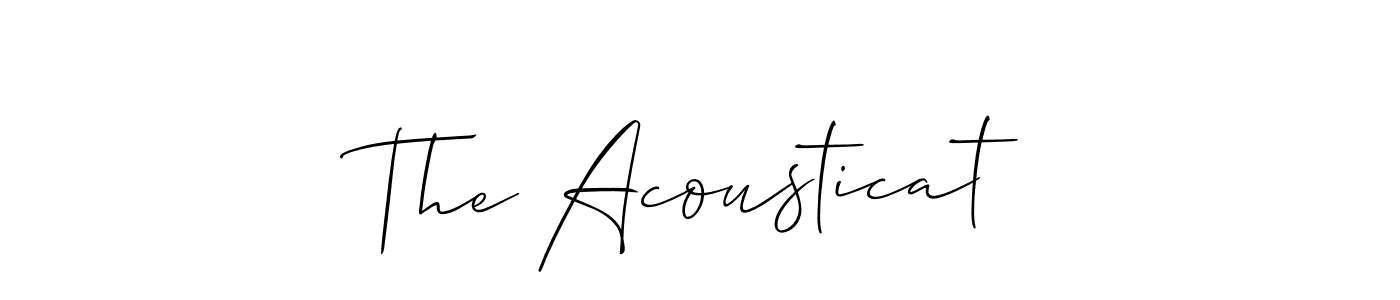 You can use this online signature creator to create a handwritten signature for the name The Acousticat. This is the best online autograph maker. The Acousticat signature style 2 images and pictures png