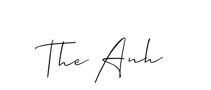 Best and Professional Signature Style for The Anh. Allison_Script Best Signature Style Collection. The Anh signature style 2 images and pictures png