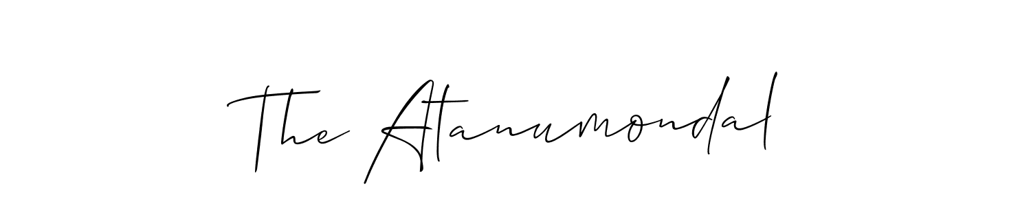 This is the best signature style for the The Atanumondal name. Also you like these signature font (Allison_Script). Mix name signature. The Atanumondal signature style 2 images and pictures png