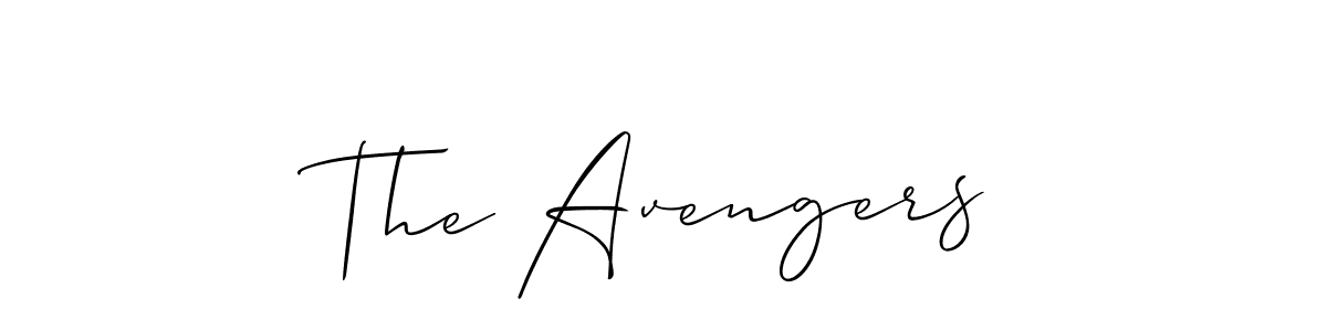 The Avengers stylish signature style. Best Handwritten Sign (Allison_Script) for my name. Handwritten Signature Collection Ideas for my name The Avengers. The Avengers signature style 2 images and pictures png