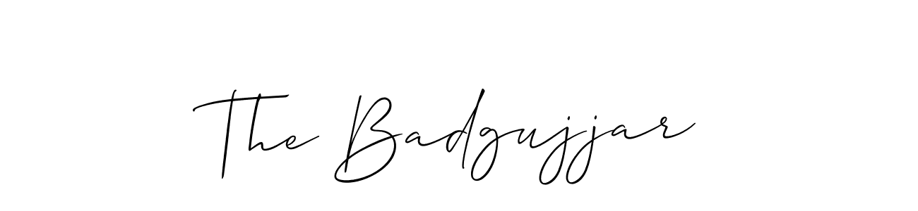 Make a beautiful signature design for name The Badgujjar. Use this online signature maker to create a handwritten signature for free. The Badgujjar signature style 2 images and pictures png