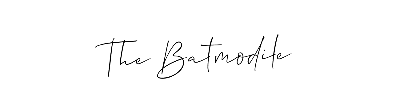 How to make The Batmodile name signature. Use Allison_Script style for creating short signs online. This is the latest handwritten sign. The Batmodile signature style 2 images and pictures png