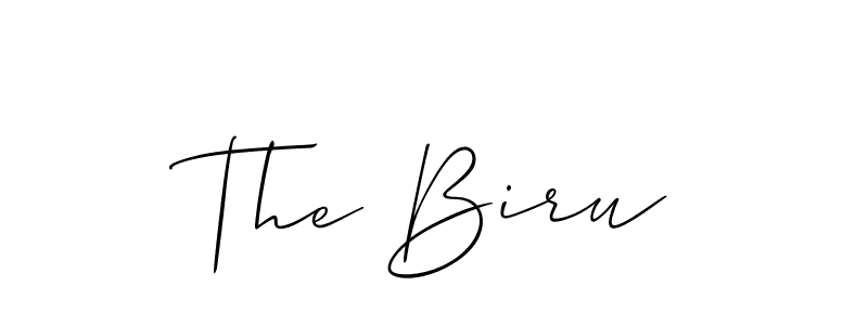 Make a beautiful signature design for name The Biru. Use this online signature maker to create a handwritten signature for free. The Biru signature style 2 images and pictures png