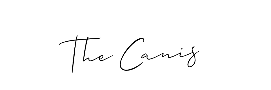 Allison_Script is a professional signature style that is perfect for those who want to add a touch of class to their signature. It is also a great choice for those who want to make their signature more unique. Get The Canis name to fancy signature for free. The Canis signature style 2 images and pictures png