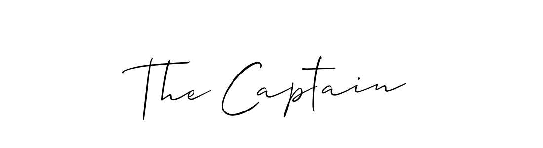 Use a signature maker to create a handwritten signature online. With this signature software, you can design (Allison_Script) your own signature for name The Captain. The Captain signature style 2 images and pictures png