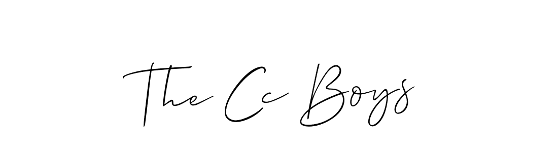 Allison_Script is a professional signature style that is perfect for those who want to add a touch of class to their signature. It is also a great choice for those who want to make their signature more unique. Get The Cc Boys name to fancy signature for free. The Cc Boys signature style 2 images and pictures png