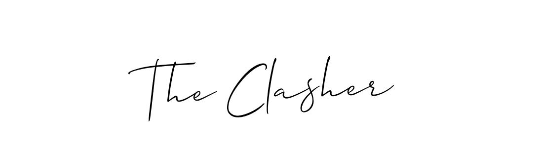 Make a beautiful signature design for name The Clasher. Use this online signature maker to create a handwritten signature for free. The Clasher signature style 2 images and pictures png