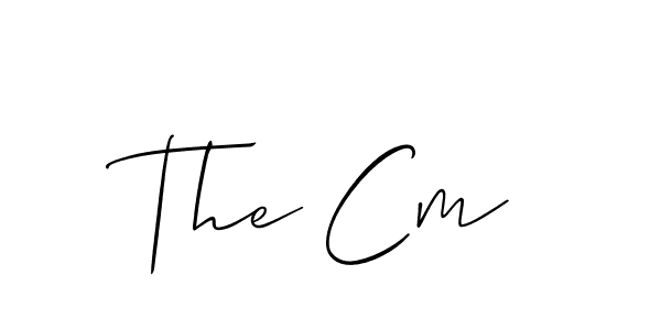 Also we have The Cm name is the best signature style. Create professional handwritten signature collection using Allison_Script autograph style. The Cm signature style 2 images and pictures png