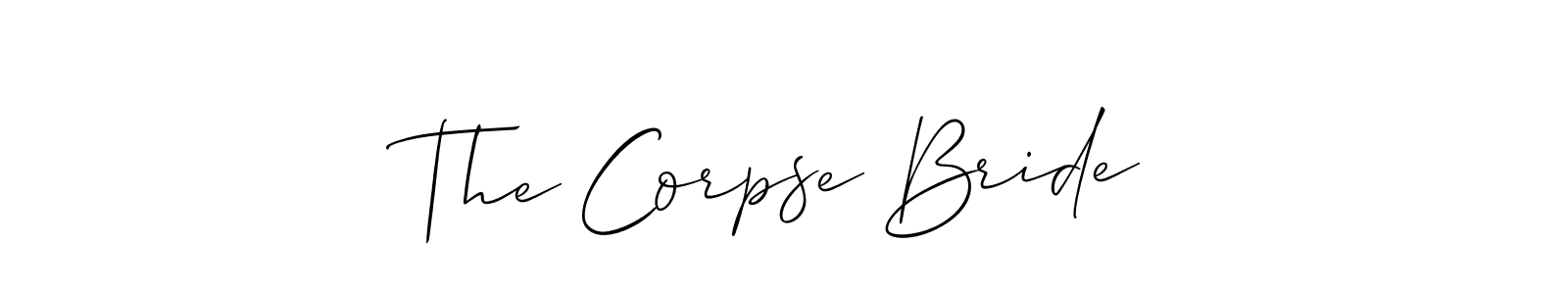 How to Draw The Corpse Bride signature style? Allison_Script is a latest design signature styles for name The Corpse Bride. The Corpse Bride signature style 2 images and pictures png