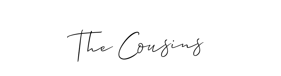 See photos of The Cousins official signature by Spectra . Check more albums & portfolios. Read reviews & check more about Allison_Script font. The Cousins signature style 2 images and pictures png
