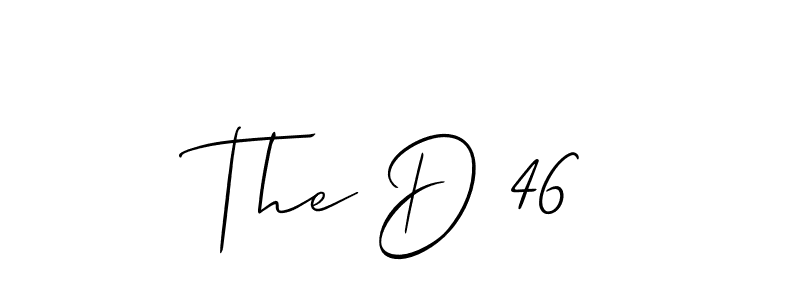 Make a beautiful signature design for name The D 46. Use this online signature maker to create a handwritten signature for free. The D 46 signature style 2 images and pictures png