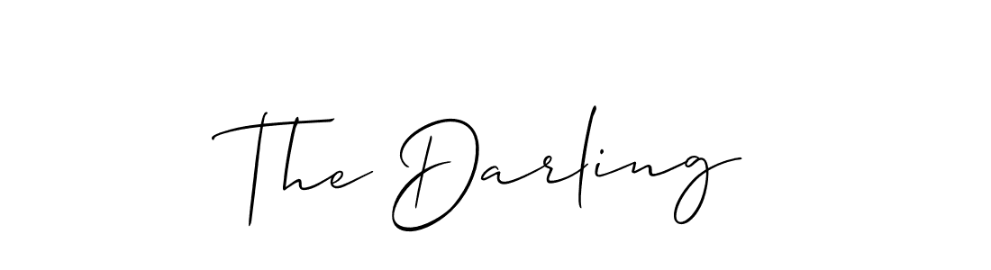 The Darling stylish signature style. Best Handwritten Sign (Allison_Script) for my name. Handwritten Signature Collection Ideas for my name The Darling. The Darling signature style 2 images and pictures png