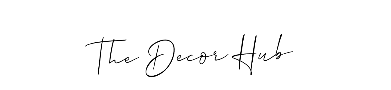 Check out images of Autograph of The Decor Hub name. Actor The Decor Hub Signature Style. Allison_Script is a professional sign style online. The Decor Hub signature style 2 images and pictures png