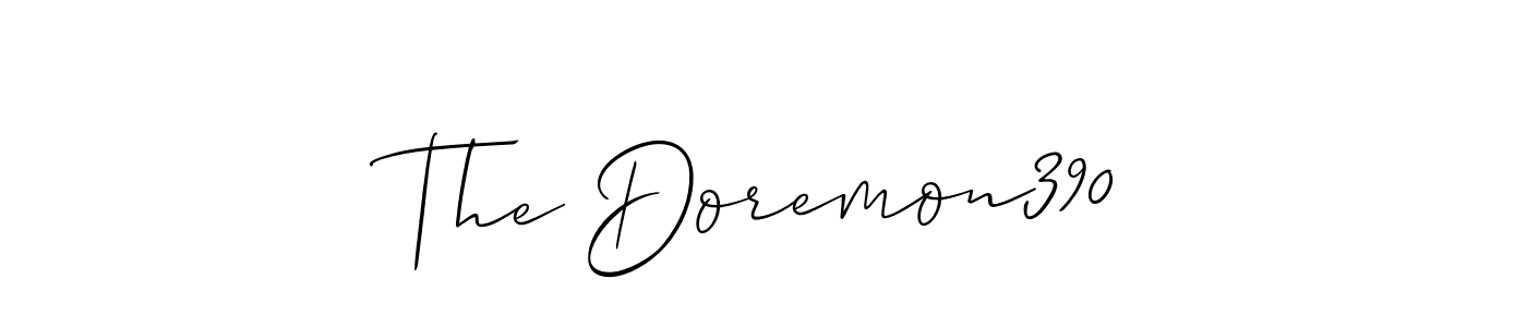 How to make The Doremon390 name signature. Use Allison_Script style for creating short signs online. This is the latest handwritten sign. The Doremon390 signature style 2 images and pictures png