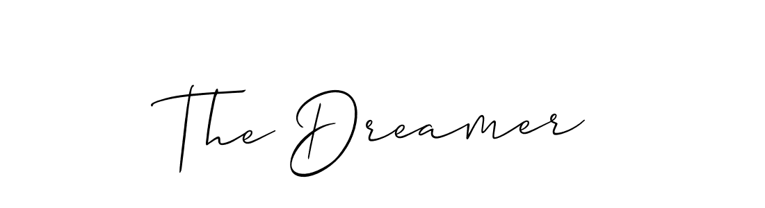 It looks lik you need a new signature style for name The Dreamer. Design unique handwritten (Allison_Script) signature with our free signature maker in just a few clicks. The Dreamer signature style 2 images and pictures png