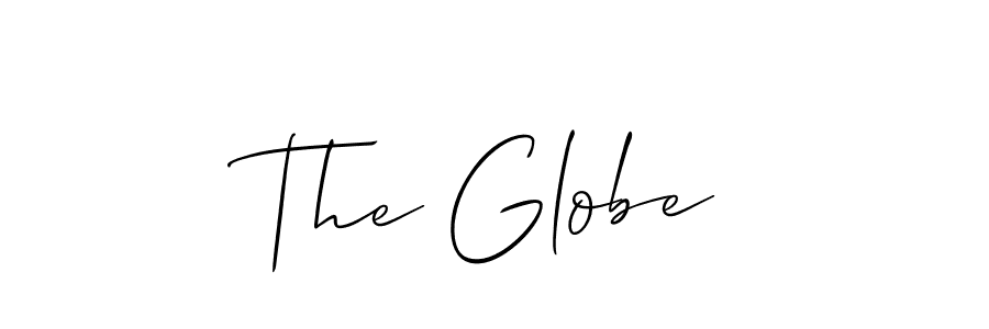 How to make The Globe name signature. Use Allison_Script style for creating short signs online. This is the latest handwritten sign. The Globe signature style 2 images and pictures png
