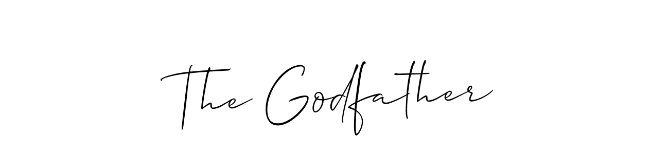 The best way (Allison_Script) to make a short signature is to pick only two or three words in your name. The name The Godfather include a total of six letters. For converting this name. The Godfather signature style 2 images and pictures png