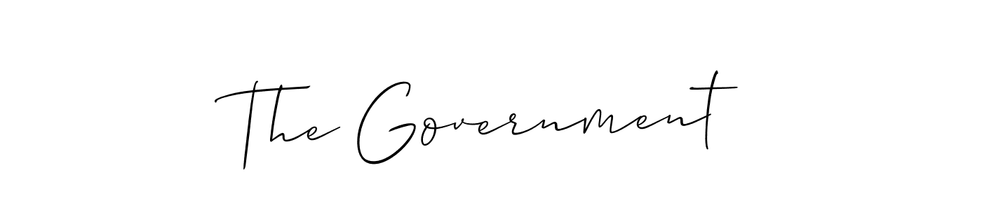 Similarly Allison_Script is the best handwritten signature design. Signature creator online .You can use it as an online autograph creator for name The Government. The Government signature style 2 images and pictures png