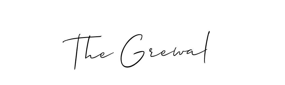 Make a beautiful signature design for name The Grewal. Use this online signature maker to create a handwritten signature for free. The Grewal signature style 2 images and pictures png