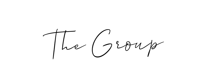 The best way (Allison_Script) to make a short signature is to pick only two or three words in your name. The name The Group include a total of six letters. For converting this name. The Group signature style 2 images and pictures png