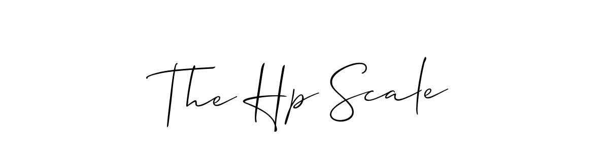 Similarly Allison_Script is the best handwritten signature design. Signature creator online .You can use it as an online autograph creator for name The Hp Scale. The Hp Scale signature style 2 images and pictures png