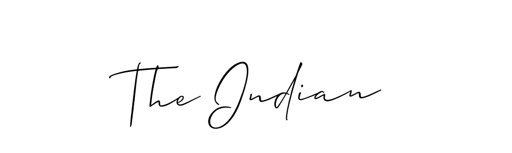 How to Draw The Indian signature style? Allison_Script is a latest design signature styles for name The Indian. The Indian signature style 2 images and pictures png
