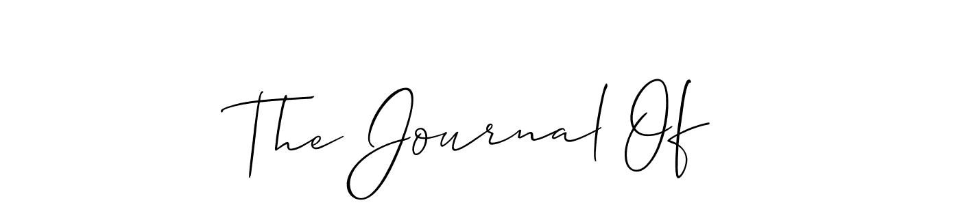 How to Draw The Journal Of signature style? Allison_Script is a latest design signature styles for name The Journal Of. The Journal Of signature style 2 images and pictures png