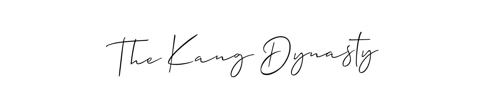 The Kang Dynasty stylish signature style. Best Handwritten Sign (Allison_Script) for my name. Handwritten Signature Collection Ideas for my name The Kang Dynasty. The Kang Dynasty signature style 2 images and pictures png