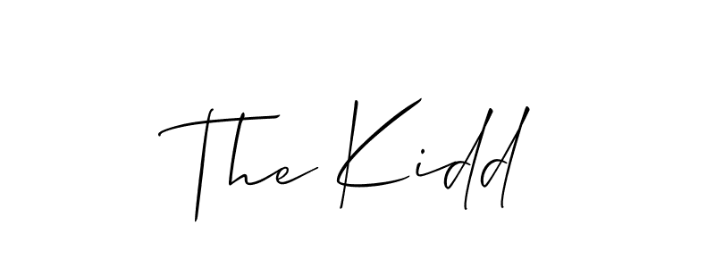 Create a beautiful signature design for name The Kidd. With this signature (Allison_Script) fonts, you can make a handwritten signature for free. The Kidd signature style 2 images and pictures png