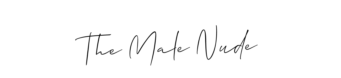 Make a beautiful signature design for name The Male Nude. Use this online signature maker to create a handwritten signature for free. The Male Nude signature style 2 images and pictures png