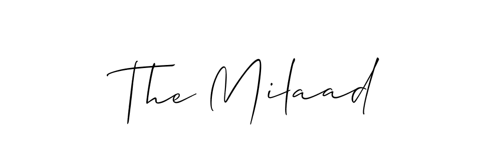 You can use this online signature creator to create a handwritten signature for the name The Milaad. This is the best online autograph maker. The Milaad signature style 2 images and pictures png