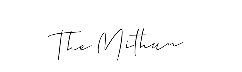 Once you've used our free online signature maker to create your best signature Allison_Script style, it's time to enjoy all of the benefits that The Mithun name signing documents. The Mithun signature style 2 images and pictures png