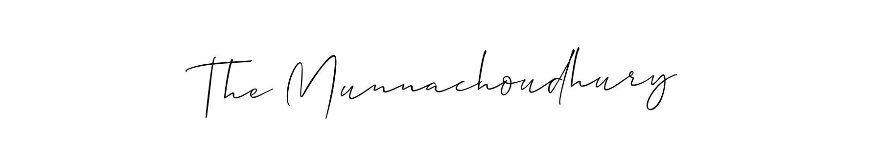 Also we have The Munnachoudhury name is the best signature style. Create professional handwritten signature collection using Allison_Script autograph style. The Munnachoudhury signature style 2 images and pictures png
