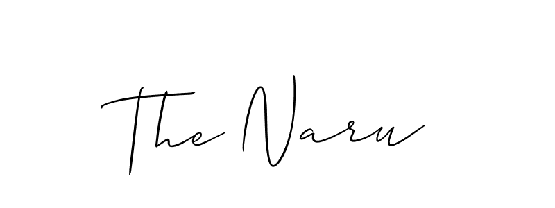 Make a beautiful signature design for name The Naru. Use this online signature maker to create a handwritten signature for free. The Naru signature style 2 images and pictures png