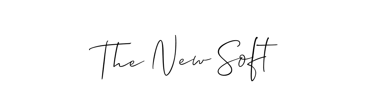 Make a beautiful signature design for name The New Soft. Use this online signature maker to create a handwritten signature for free. The New Soft signature style 2 images and pictures png