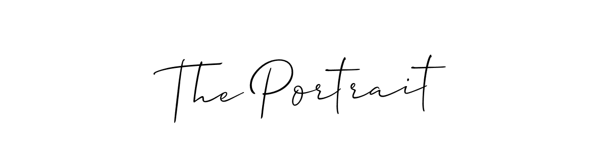 Similarly Allison_Script is the best handwritten signature design. Signature creator online .You can use it as an online autograph creator for name The Portrait. The Portrait signature style 2 images and pictures png