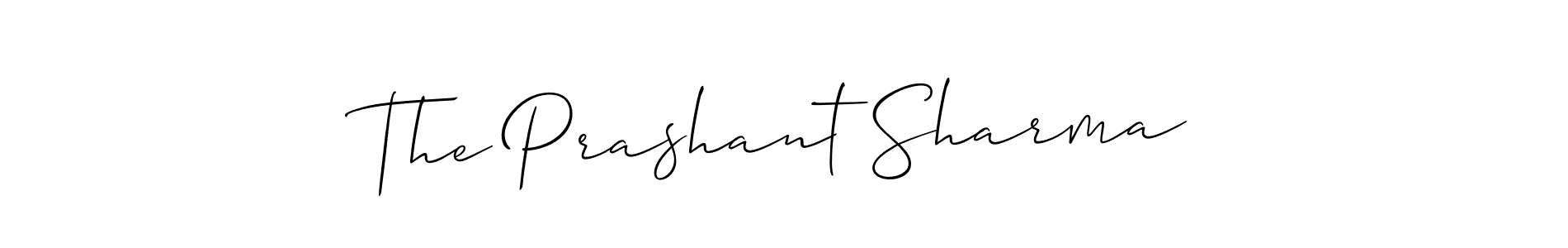 Design your own signature with our free online signature maker. With this signature software, you can create a handwritten (Allison_Script) signature for name The Prashant Sharma. The Prashant Sharma signature style 2 images and pictures png