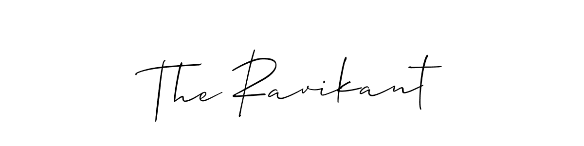 The Ravikant stylish signature style. Best Handwritten Sign (Allison_Script) for my name. Handwritten Signature Collection Ideas for my name The Ravikant. The Ravikant signature style 2 images and pictures png