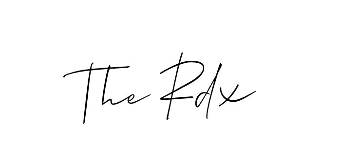 Use a signature maker to create a handwritten signature online. With this signature software, you can design (Allison_Script) your own signature for name The Rdx. The Rdx signature style 2 images and pictures png