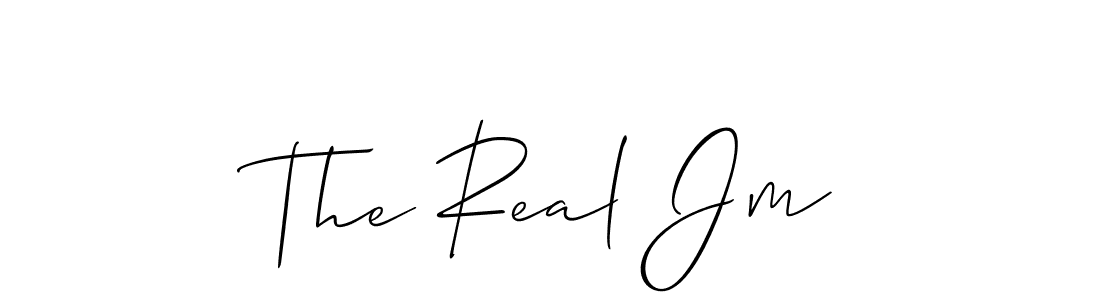 Also You can easily find your signature by using the search form. We will create The Real Jm name handwritten signature images for you free of cost using Allison_Script sign style. The Real Jm signature style 2 images and pictures png