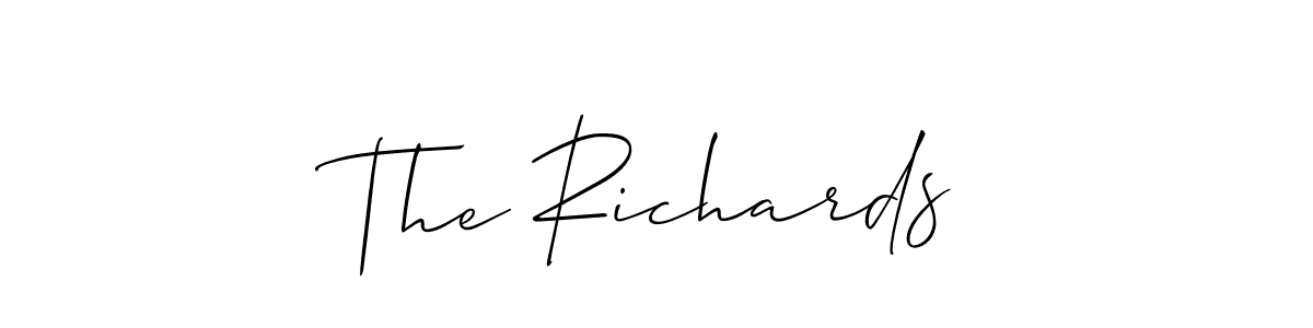 Make a short The Richards signature style. Manage your documents anywhere anytime using Allison_Script. Create and add eSignatures, submit forms, share and send files easily. The Richards signature style 2 images and pictures png