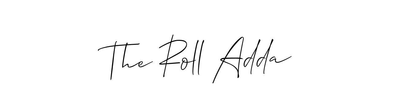 Best and Professional Signature Style for The Roll Adda. Allison_Script Best Signature Style Collection. The Roll Adda signature style 2 images and pictures png