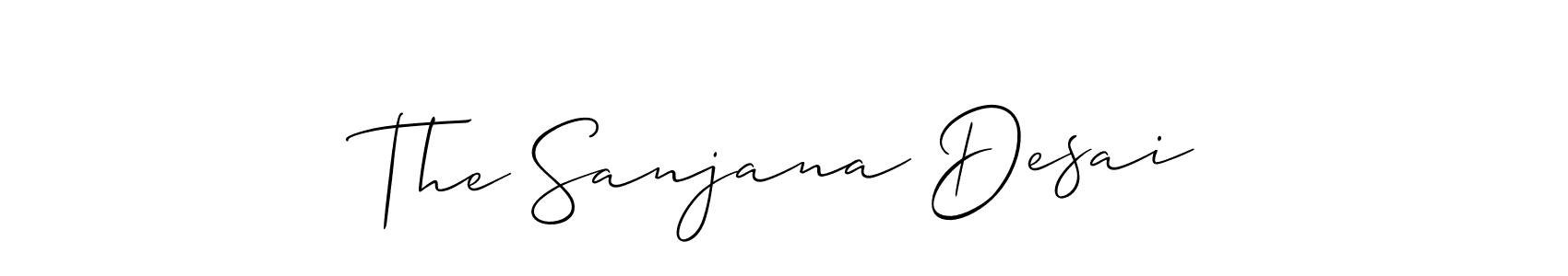 Make a beautiful signature design for name The Sanjana Desai. Use this online signature maker to create a handwritten signature for free. The Sanjana Desai signature style 2 images and pictures png