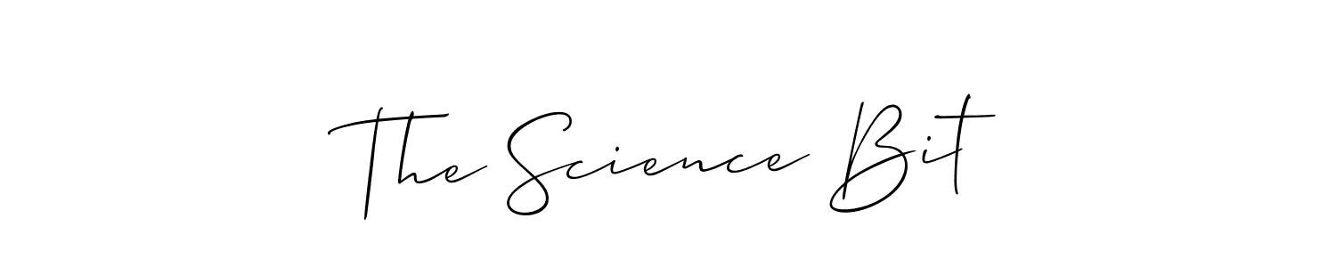 Make a beautiful signature design for name The Science Bit. Use this online signature maker to create a handwritten signature for free. The Science Bit signature style 2 images and pictures png